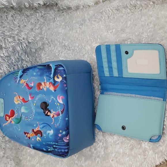 NWT Loungefly Little Mermaid Ariel and Sisters set - Picture 14 of 16